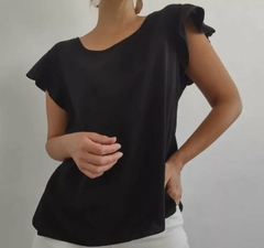 Remera Manga Volados Mujer Varios Talles Y Colores Bakmor (383) - comprar online