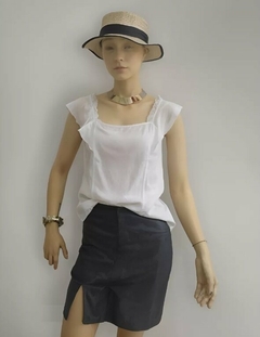 Blusa Manga Volados Mujer Varios Colores Tendencia (560) - tienda online