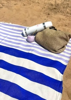 Lona Playa Manta 1.50 * 1.75 Tejida Bifaz Flecos Premium (567) en internet