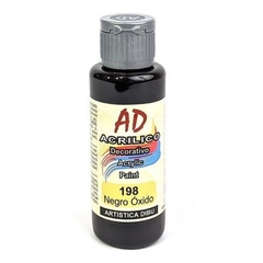 Pintura Acrilica AD 60 ML Negro Oxido (198)