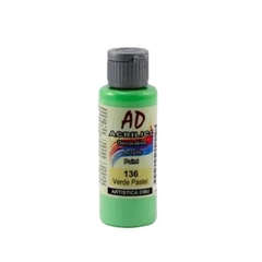 Pintura Acrilica AD 60 ML Verde Pastel (136)