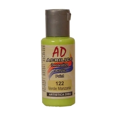 Pintura Acrilica AD 60 ML Verde Manzana (122)