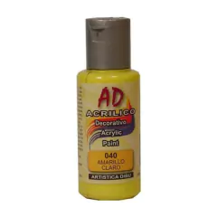 Pintura Acrilica AD 60 ML Amarillo Claro (040)