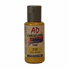 Pintura Acrilica AD 60ML Oro Rico (210)