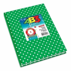 Cd Laprida AB3 Lunares Verdes x 50hjs rayadas (4882) 19x24