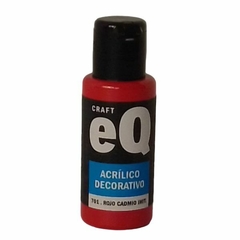 Acrilico Decorativo EQ 50 CC Rojo Cadmio ( 8242)