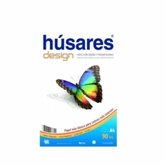 Papel P/Diseño A4 x400hjs Blancas 90grs "Husares" (8757)