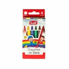 Crayones x6 "Trabi" (0251)