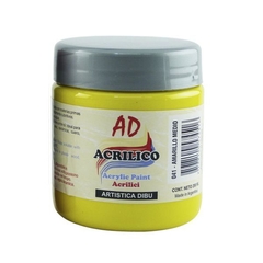 Pintura Acrilica AD 200ML Amarillo Medio (041)