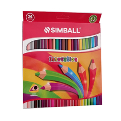 Lapices De Colores x24 Largos "Simball" (0824)