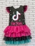 Vestido Tutu Mari Temático Tik Tok