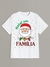 Camiseta Infantil ou Adulta - Natal em família - Papai Noel