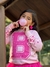 Moletinho Barbie Letra Personalizada - Cor Branco ou Rosa - comprar online