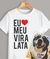 Kit 2 peças - Camiseta + Bandana Pet - Eu amo meu vira lata