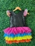 Vestido Tutu Mari Temático - Discoteca Neon Paete