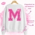Moletinho Barbie Letra Personalizada - Cor Branco ou Rosa