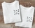 Kit 2 peças - Casal - Iniciais do Nome - Personalizada