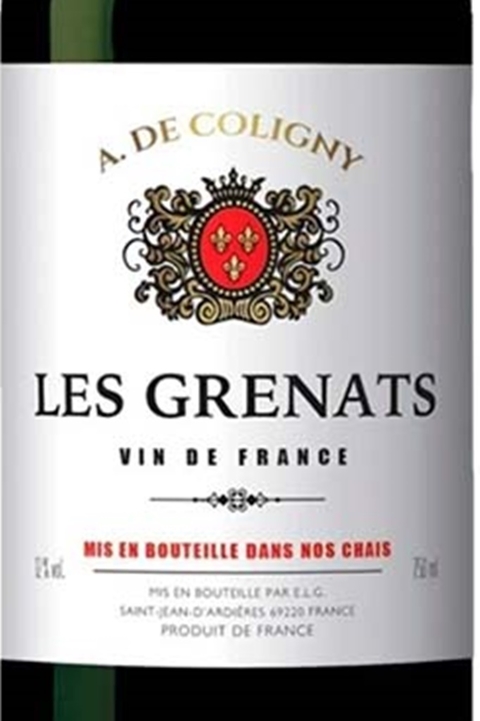 Vinho Francês Tinto A De Coligny Les Grenats 750ml - comprar online