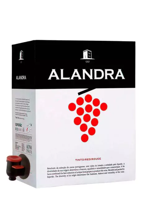 Vinho Português Tinto Alandra Esporão Bag In Box 3000ml na internet