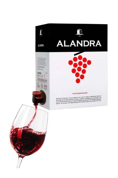 Vinho Português Tinto Kit 2 Alandra Esporão Bag In Box 3000ml - comprar online