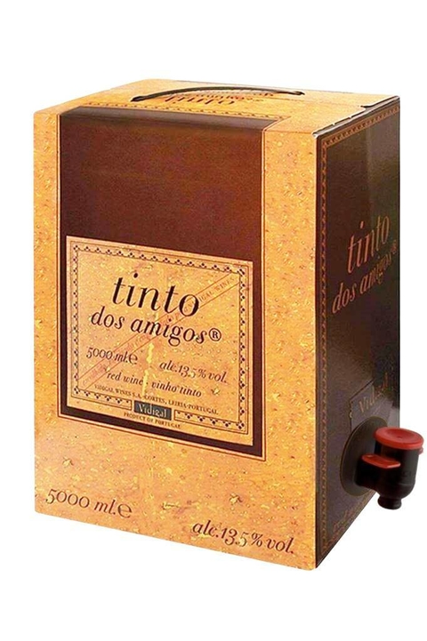 Vinho Português Tinto Dos Amigos Bag In Box 5000ml