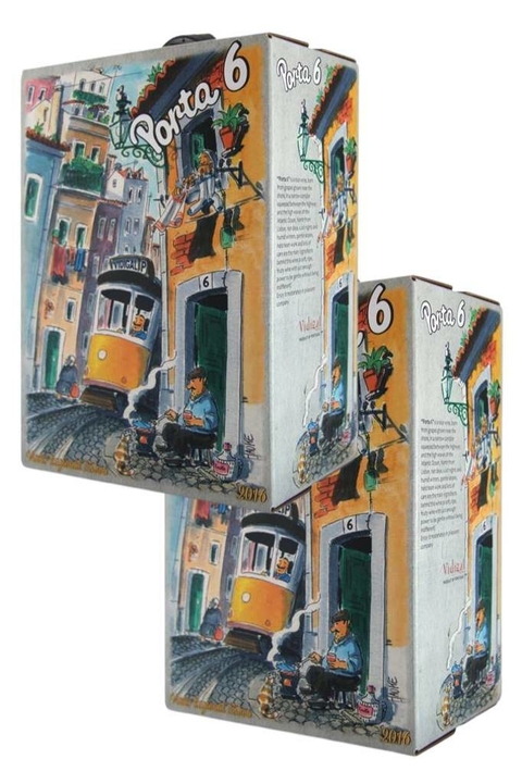 Vinho Português Tinto Kit 2 Porta 6 Bag In Box 3000ml - EMPÓRIO ITIÊ