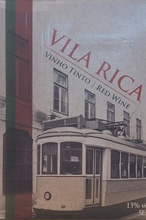 Vinho Português Tinto Vila Rica Bag In Box 5000ml - comprar online