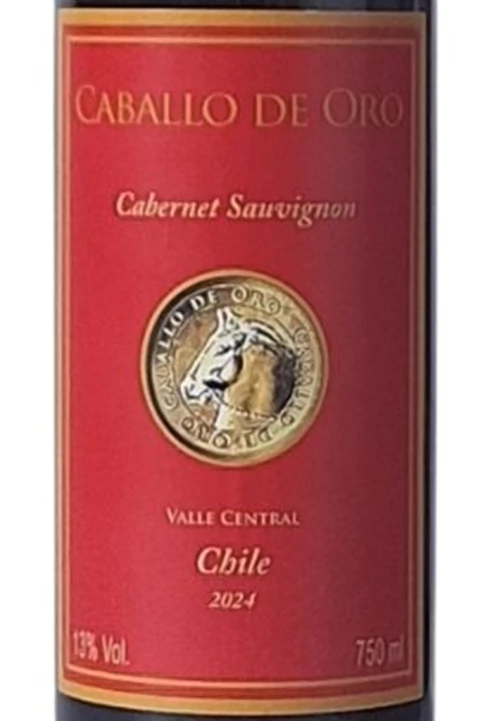 Vinho Chileno Tinto Caballo De Oro Cabernet Sauvignon 750ml na internet