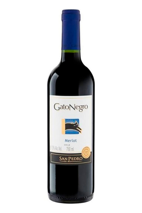 Vinho Chileno Tinto Gato Negro Merlot 750ml