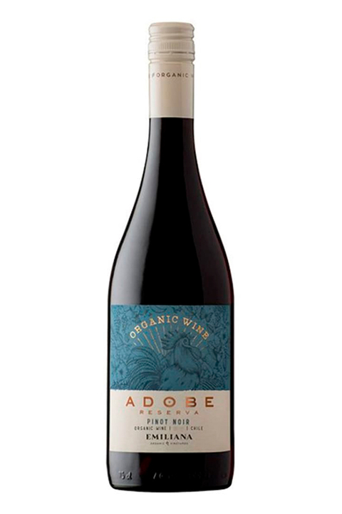 Vinho Chileno Tinto Adobe Pinot Noir Organico Reserva 750ml