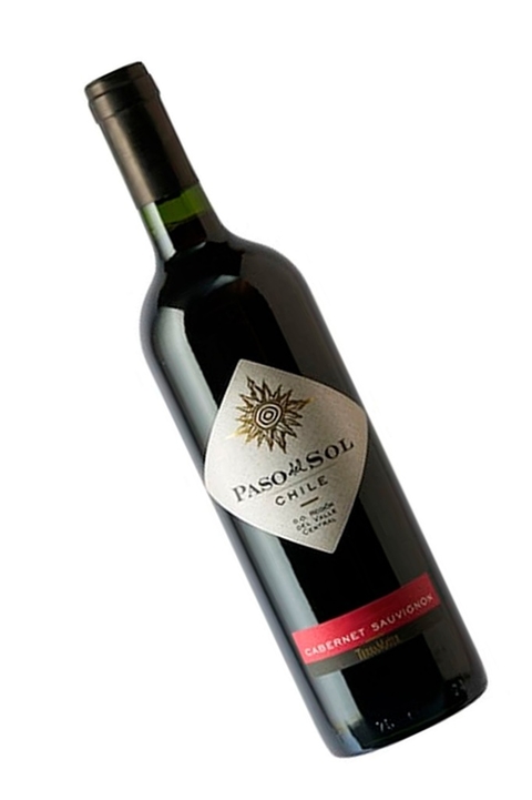 Vinho Chileno Tinto Paso Del Sol Cabernet Sauvignon 750ml na internet
