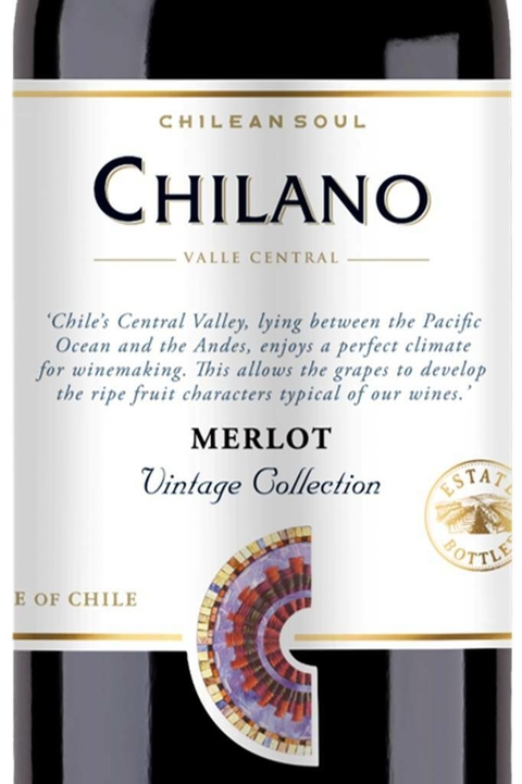 Vinho Chileno Tinto Chilano Merlot 750ml - comprar online