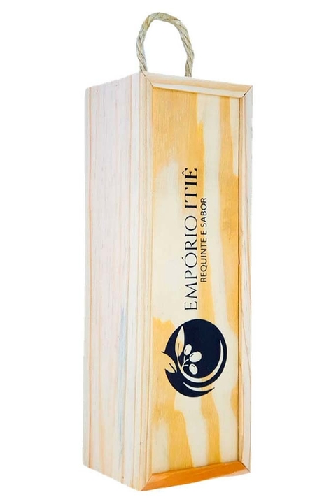 Embalagem Caixa de Madeira 1 Garrafa - Emporio Itie - comprar online