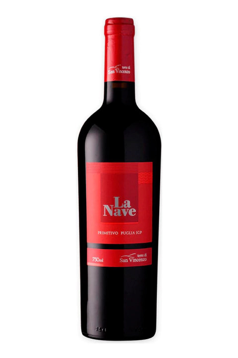 Vinho Italiano Tinto La Nave Primitivo Puglia 750ml