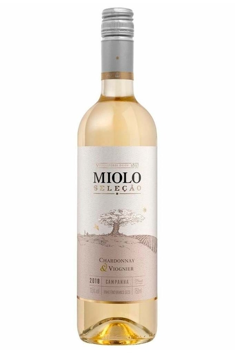 Vinho Nacional Branco Miolo Selecao Chardonnay Viognier 750ml