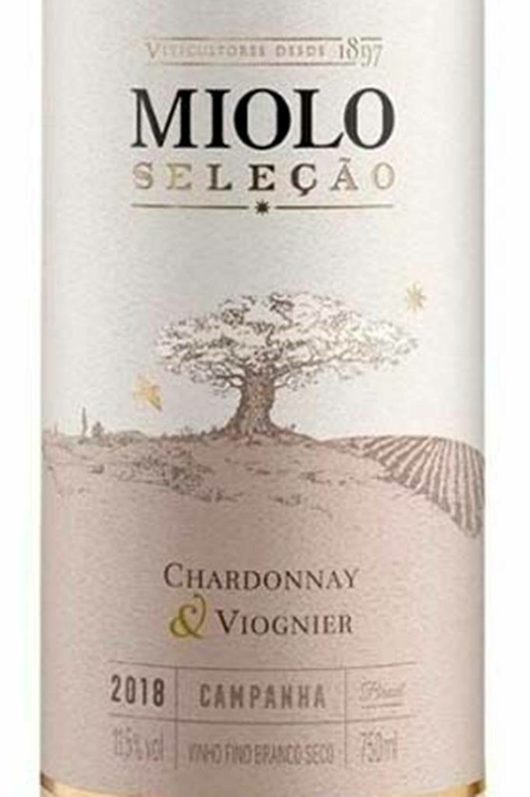 Vinho Nacional Branco Miolo Selecao Chardonnay Viognier 750ml - comprar online