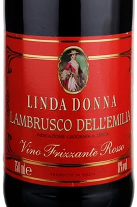 Vinho Italiano Tinto Lambrusco Linda Donna 750ml - comprar online