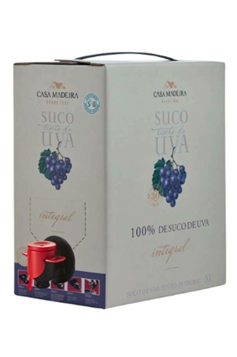 Casa Madeira Suco De Uva Integral Bag In Box 3000ml - loja online