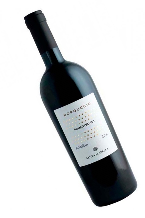 Imagem do Vinho Italiano Tinto Kit 6 Santa Isabella Borguccio Primitivo 750ml