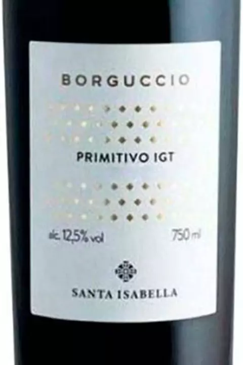 Imagem do Vinho Italiano Tinto Santa Isabella Borguccio Primitivo 750ml