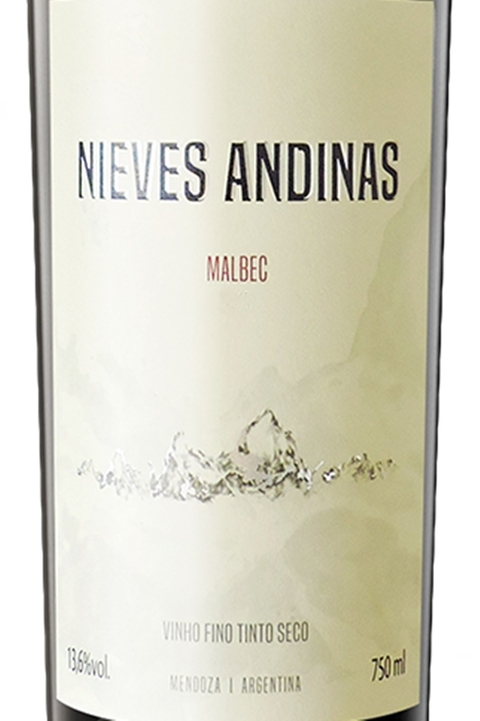 Vinho Argentino Tinto Nieves Andinas Malbec 750ml - comprar online