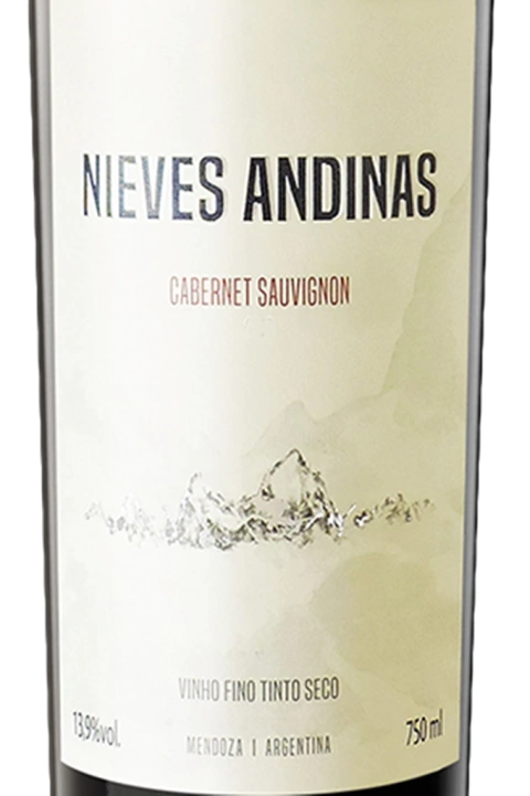 Vinho Argentino Tinto Nieves Andinas Cabernet Sauvignon 750ml - comprar online