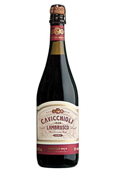 Vinho Italiano Tinto Lambrusco Cavicchioli Amabile 750ml