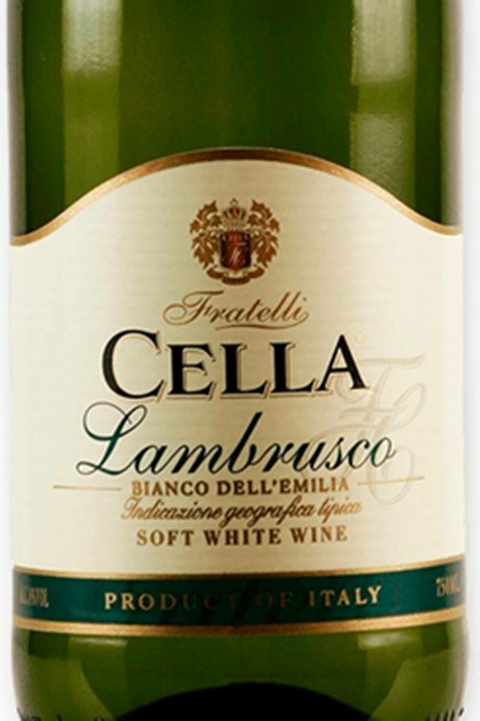 Vinho Italiano Branco Lambrusco Cella Dell Emilia 750ml - comprar online
