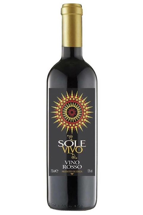 Vinho Caixa 12 Vinho Sole Vivo Rosso 750ml na internet