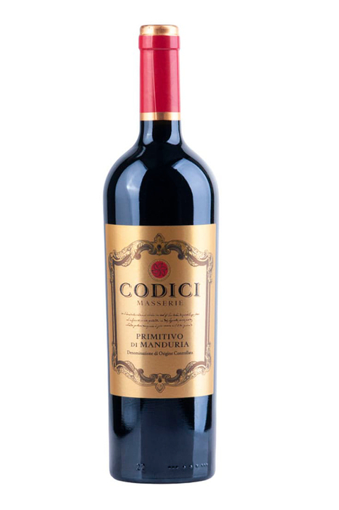 Vinho Italiano Tinto Codici Masserie Primitivo Di Manduria 750ml