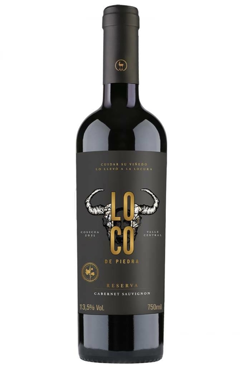 Vinho Chileno Tinto Loco Di Piedra Cabernet Sauvignon Reserva 750ml - EMPÓRIO ITIÊ