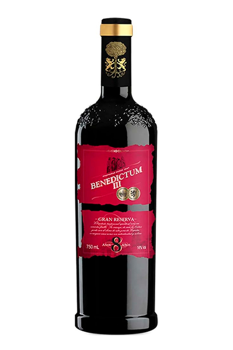 Vinho Espanhol Tinto Benedictum III 8 Anos Gran Reserva 750ml
