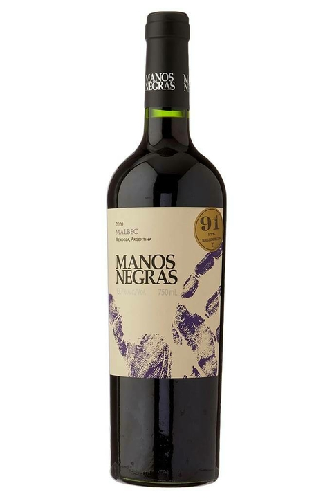 Vinho Argentino Tinto Manos Negras Malbec 750ml