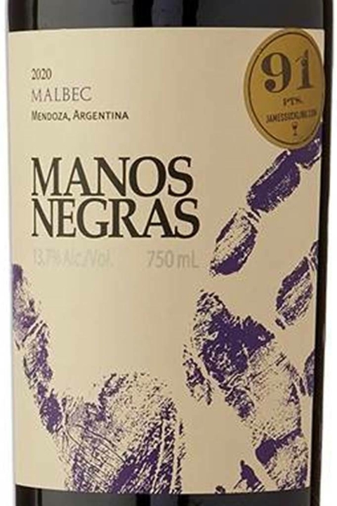 Vinho Argentino Tinto Manos Negras Malbec 750ml - comprar online